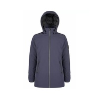 Yes Zee Mens Removable Hood Jacket with Quilting and Front Pockets