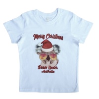 New Funny Adult Xmas Christmas T Shirt Tee Mens Womens 100% Cotton Jolly Ugly, Koala Sunglass (White)