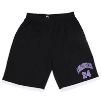 Men's Basketball Sports Shorts Gym Jogging Swim Board Boxing Sweat Casual Pants, Black - Los Angeles 24