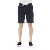 Solid Color Drawstring Bermuda Shorts with Pockets