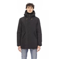 Monogram Long Jacket with External Welt Pockets