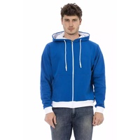 Long Sleeve Fleece Hoodie with Zip Closure and Rear Logo