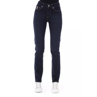 Logoed Button Regular Jeans with Tricolor Insert