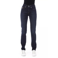 Logoed Button Regular Jeans with Tricolor Insert