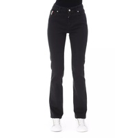 Logoed Button Regular Jeans with Tricolor Insert