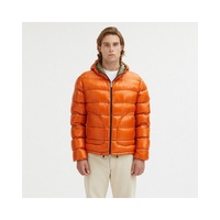 Reversible Goose Down Padded Jacket with Front Zip Closure