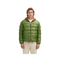 Reversible Hooded Down Jacket with Zip Closure