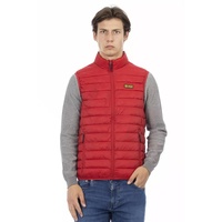 Sleeveless Down Jacket with Pockets and Metal Zip
