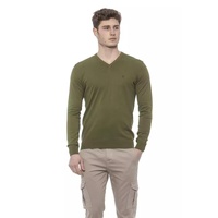 V-Neck Solid Color Sweater