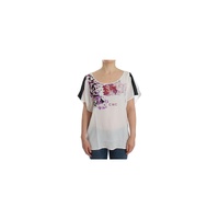 CNC Costume National V-Neck T-Shirt Blouse