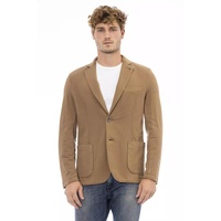 Classic Button Closure Jacket with Front Pockets