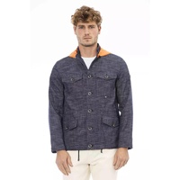 Waterproof Jacket with Convertible Braces and Button Closure