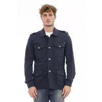 Classic Button Closure Jacket with Front Pockets