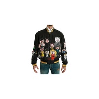 Dolce &amp; Gabbana Bomber Jacket with Multicolor Motive