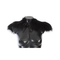 Black Fox Fur Shoulder Wrap by Dolce &amp; Gabbana