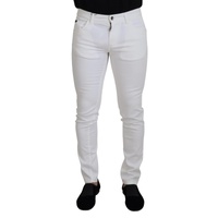 Authentic Dolce &amp; Gabbana Skinny Jeans with Logo Details