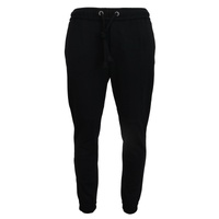 Black Track Casual Sweatpants with Logo Details by Dolce &amp; Gabbana