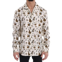Exclusive Dolce &amp; Gabbana Silk Jazz Motive Shirt