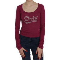 EXTE Fuchsia Crystal Embellished Blouse