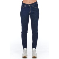 Multi-pocket Denim Jeans with Front Closure