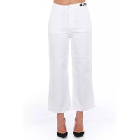 High Waist Cropped Trousers with Multipockets
