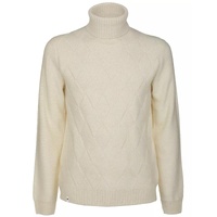 Fred Mello Diamond Embroidered Turtleneck Sweater