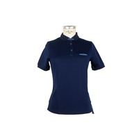 Jacob Cohen Short Sleeve Polo Shirt in Dark Blue Cotton