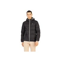 Mens Padded Goose Down Jacket with Front Zip Closure