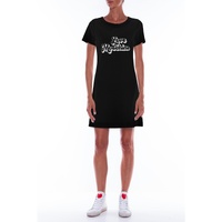 Cotton T-Shirt Dress with Logo Print