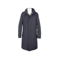 Padded Mens Raincoat in Loro Piana Fabric