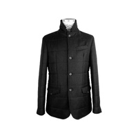 Loro Piana Wool and Cashmere Coat with Button Closure