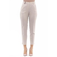 Regular Waist Trousers With Elastic Band