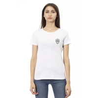 Printed Short Sleeve T-shirt with Round Neck