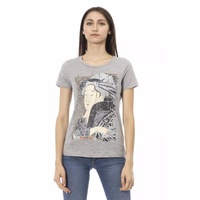 Short Sleeve T-shirt with Round Neck - Front Print