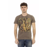Printed Round Neck Short Sleeve T-shirt