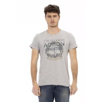Short Sleeve T-shirt with Round Neck - Front Print