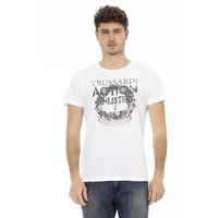 Short Sleeve T-shirt With Round Neck Front Print