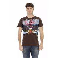 Short Sleeve T-shirt with Round Neck - Front Print