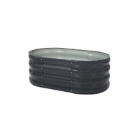 Garden Bed Planter Raised Coated Steel Vegetable Beds Oval