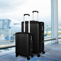 Luggage Suitcase Trolley Set Travel Lightweight 2pc 20"+28"