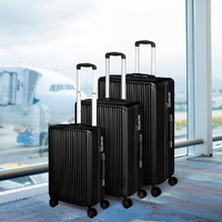 Luggage Suitcase Trolley Set Travel Lightweight 3pc 20"+24"+28"
