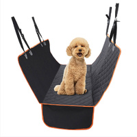 600D Oxford Cloth Waterproof Dog Car Cover Back Seat Protector Hammock Pet Mat Black