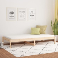 Day Bed 92x187 cm Single Bed Size Solid Wood Pine
