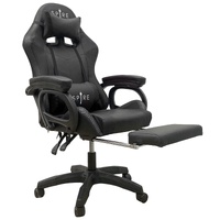 Intex Spire Onyx Led Massage Gaming Chair Black