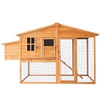 Furtastic Chicken Coop & Rabbit Hutch With Ramp