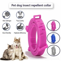 Short Adjustable Pet Anti Flea Tick Neck Collar For Dog Cat Kitten 8 Months Protect