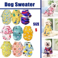 Size Cute Pet Dog Warm Jumper Sweater Clothes Cat Knitwear Knitted Coats Winter