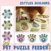 Dog Treat Dispenser Food Puzzle Toy Interactive Training Feeder Pet Supply Bowl - Claw