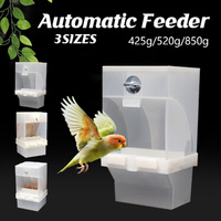 1 pc Automatic Bird Feeder Bird Feeder Cage Accessories Automatic Feed Cage