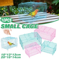 Small Bird Transport Collapsible Cage Travel Pet Carrier Portable Folding Cage
